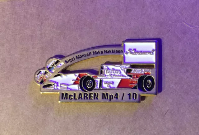 Pin's F1 FORMULE 1 FORMULA FORMEL MAC LAREN MERCEDES HAKKINEN MANSELL MARLBORO