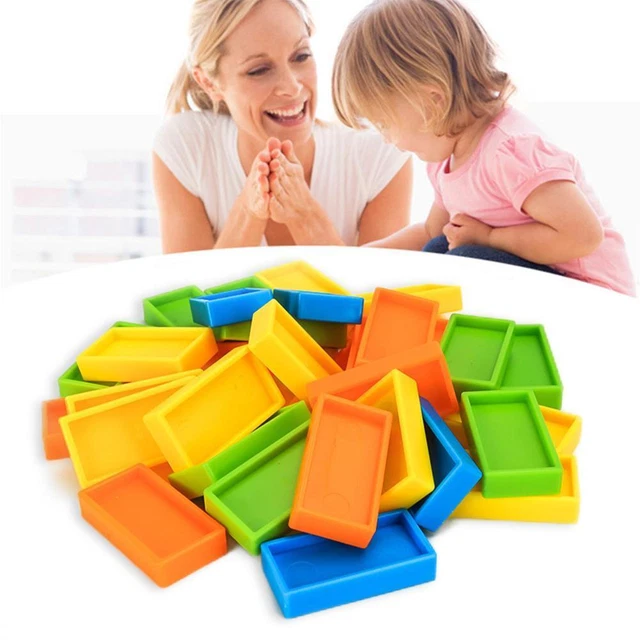 80Pcs Domino Blocks Domino Train Extension Kit Creative Domino Toy 2023 L7M6
