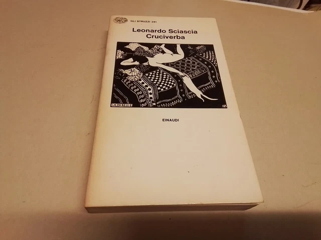 LEONARDO SCIASCIA CRUCIVERBA EINAUDI 1983, 7g24