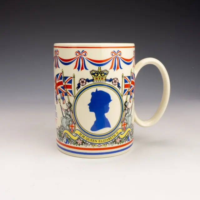 Wedgwood - Richard Guyatt Commemorative Tankard - Queen Elizabeth II Jubilee