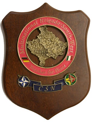 CREST CARABINIERI MULTINATIONAL BRIGADE SOUTH WEST MILITARY POLICE KOSOVO RARITÀ 