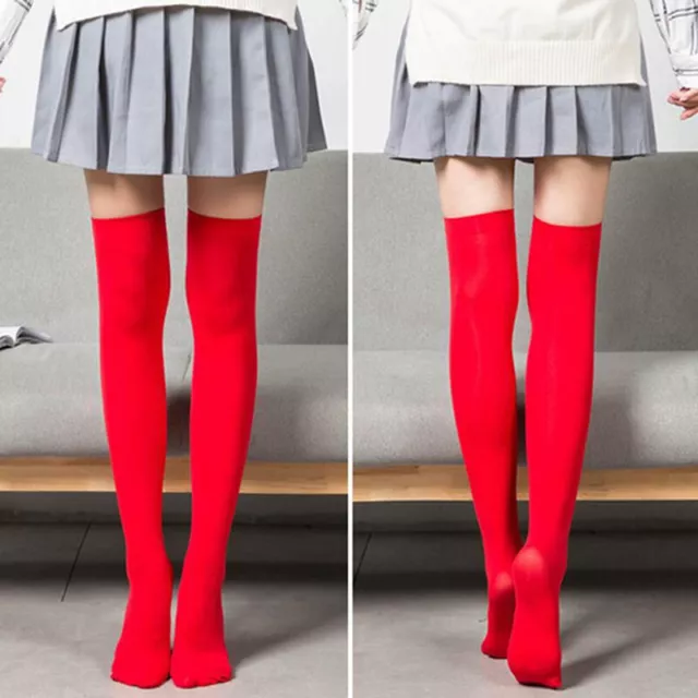 Women Thigh High Over The Knee Stockings Lolita Japanese School Girls Long Socks