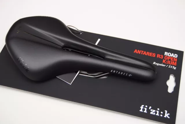 Sella Fizik ANTARES R3 OPEN Regular 140mm Kium Black/SADDLE FIZIK ANTARES R3