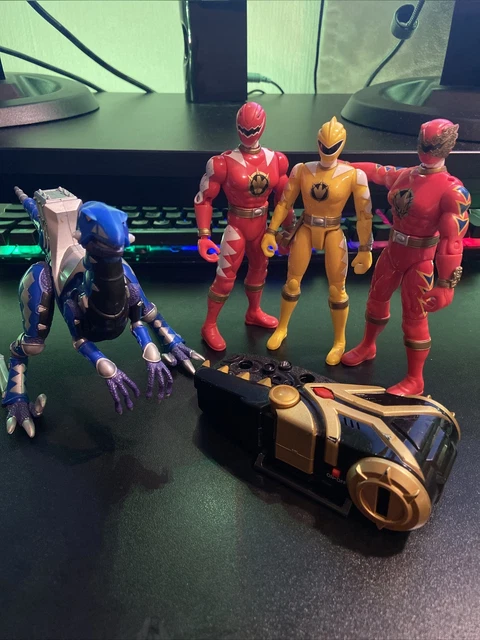 POWER RANGERS DINO Thunder BRACHIO Morpher, Triassic, Red & Yellow ...