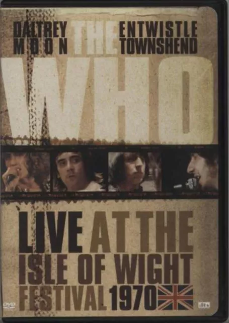 The Who - Live at the Isle of Wight Festival 1970 (DVD) Roger Daltrey Keith Moon