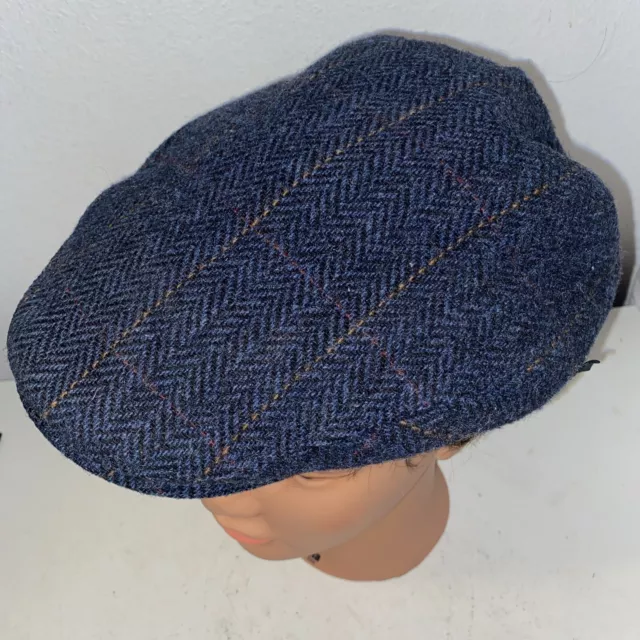 Mucros Weavers Irish Flat Cap Men's Medium Trinity 100% Wool Tweed Hat Ireland