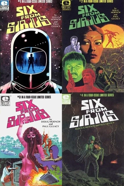 Six from Sirius Complete Mini Set Paul Gulacy Doug Moench Epic 1984 1-4 NM