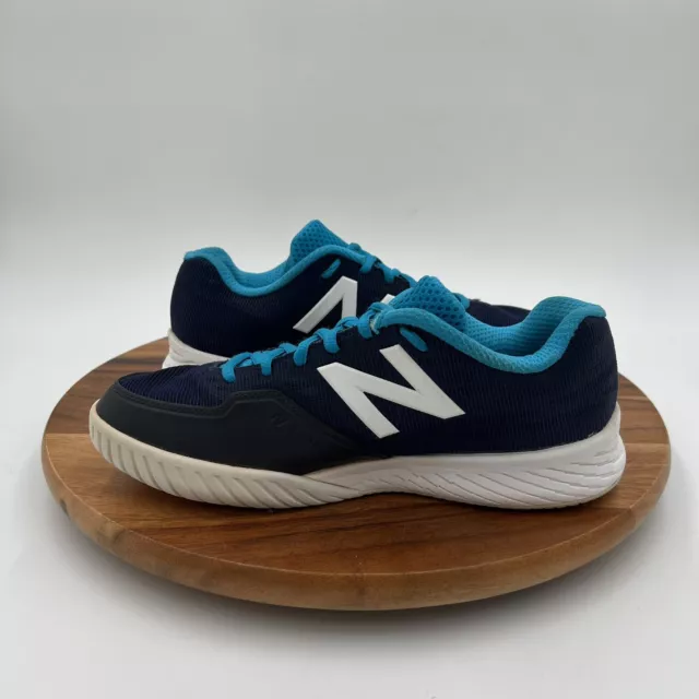 Size 9 New Balance 896 V2 Women’s Tennis Shoes (PIGMENT/BLUE) WCH896P2 Preowned 2