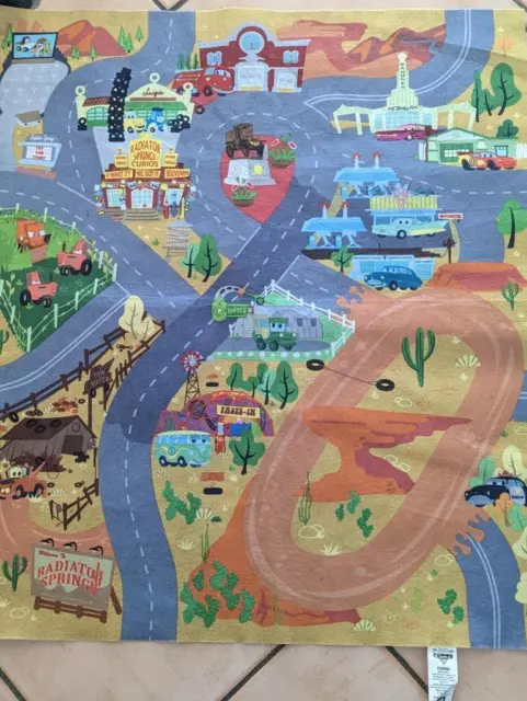 Cars Playmat 70 x 80cm (approx) Good Used condition