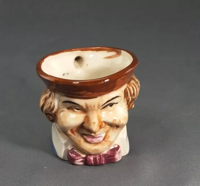 Vintage Occupied Japan Ceramic Small Toby-style Mug, Colonial Man