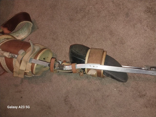 antique leg brace