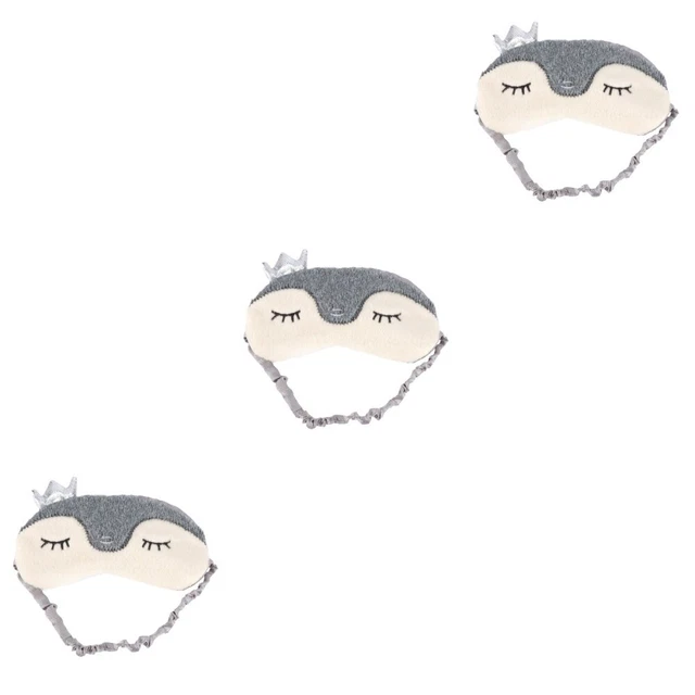 3 stücke cartoon tier eyepatch schöne schlafende eyeklatch plüsch augenschatten