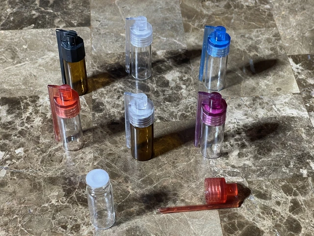 (1pc)  1.5g Misc Mixing Tool e-Snuff Spice & Sweetener Portable Storage Bullet