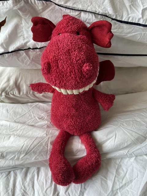 JELLYCAT GREEN DYLAN Dragon Sensory Retired Soft Toy Plush 18.99
