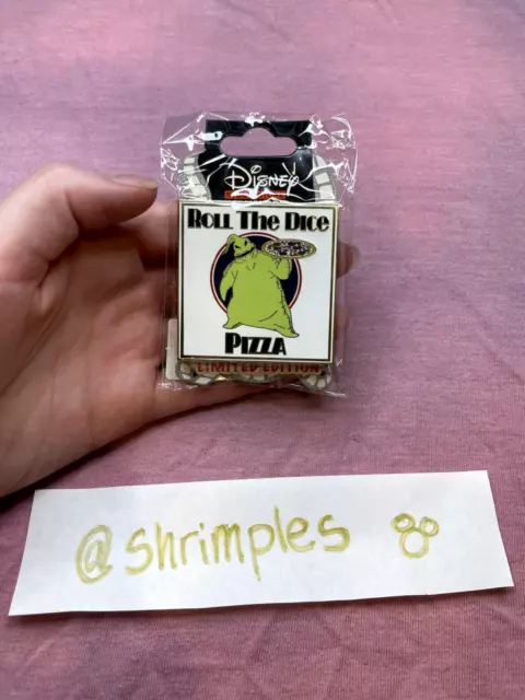 DISNEY D23 DSF DSSH PIN Oogie Boogie Pizza LE 500 NEW Nightmare Before Christmas