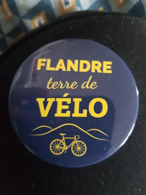 Badge Flandre Terre De Vélo Championnat De France Cyclisme 2023 Cassel Madouas