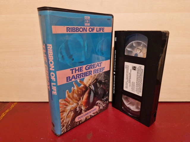 Vhs Ribbon RIBBON OF LIFE - The Great Barrier Reef - Big Box - PAL VHS Video Tape ...