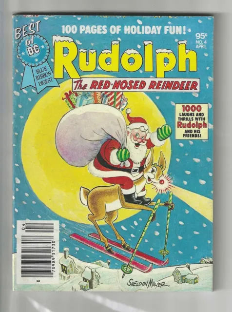 Rudolph The Red-Nosed Reindeer Dc Blue Ribbon Digest Best Of Dc Rare