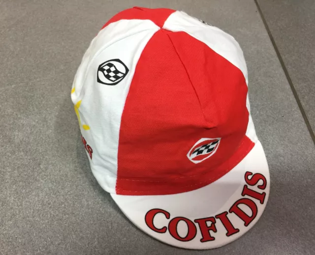 Casquette Cycliste Cap Velo Cyclisme Vintage Team Sponsor Cofidis Tour De France