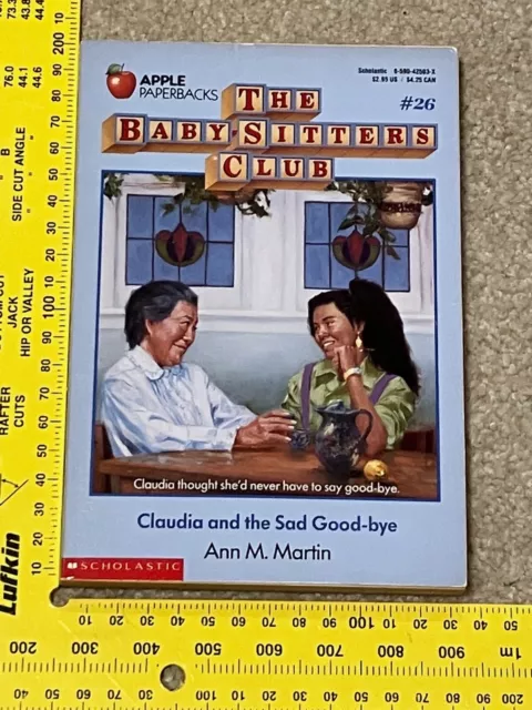 The Baby-Sitters Club #26 Claudia and the Sad Good-bye by Ann M Martin