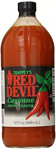 Trappeys Hot Sauce Red Devil 32 Ounce