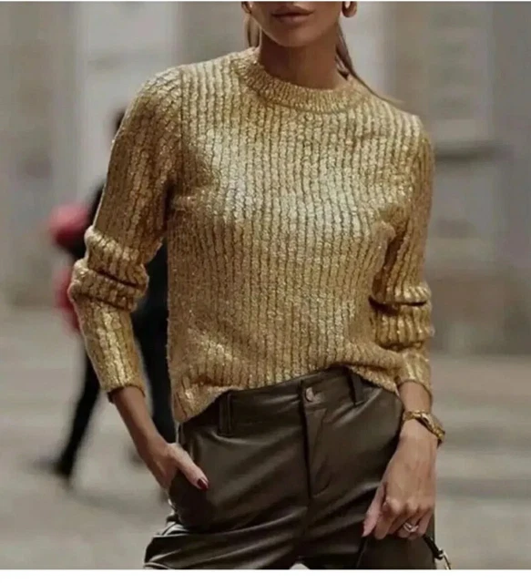 Maglia color oro zara 2025