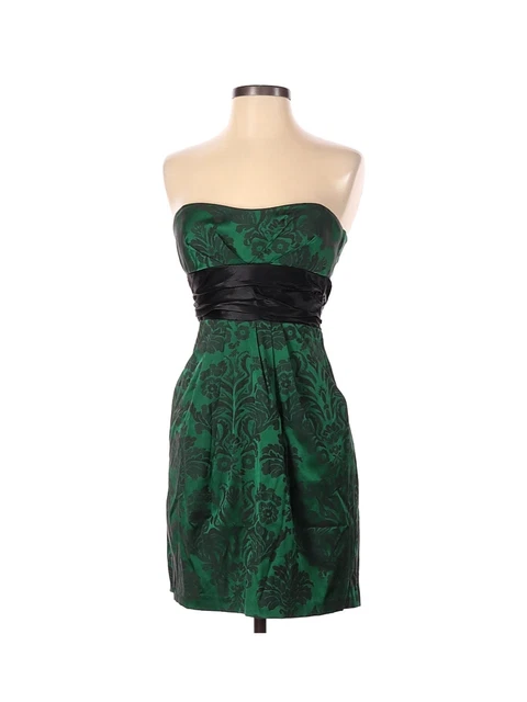 Speedo Women Green Cocktail Dress 3