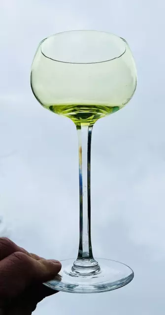 Baccarat Verre Roemer Cristal Urane Uranglas Vaseline Uranium Glass Ouraline Jd 3