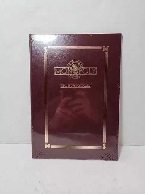 Franklin Mint Monopoly Collectors Edition Real Estate Portfolio & Rule Book New