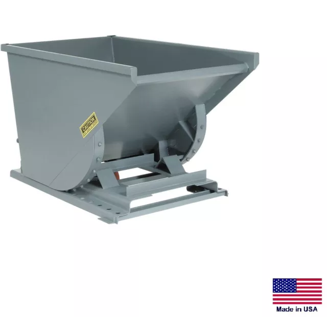 FORKLIFT HOPPER / DUMPSTER Industrial - Self Dumping - 5 CY - 7000 Lb Cap HDG