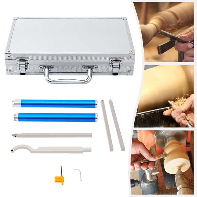 Tragbar Hartmetall Einsätze Tool für Holz Drehmaschine Drehen Werkzeuge Tool Kit
