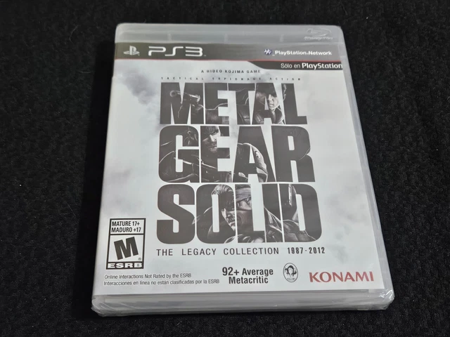 Jeu Metal Gear Solid HD Collection PS3 - Version Française, Avec Notice, Bon état, Envoi Suivi