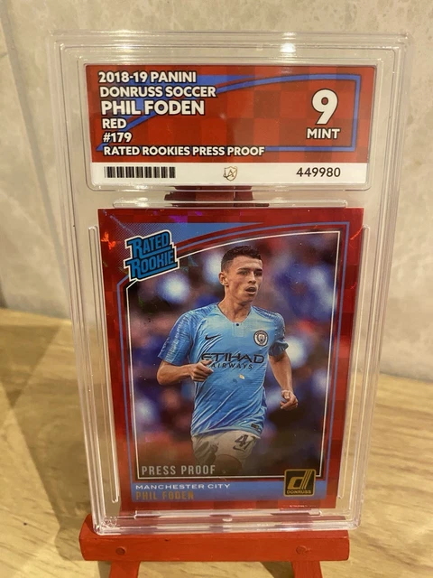 2018-19 Panini Donruss Soccer Phil Foden 75枚限定 RC Gold Press