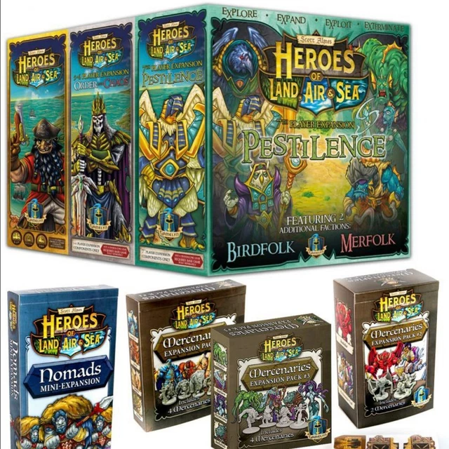 HEROES OF LAND, Air, & Sea PAINTED 2nd Edition Kickstarter "Everything