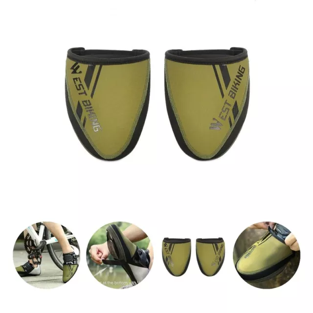 1Pair Outdoor Shoe Cover Long Lifespan Perfect Fitting Army Green Riding Shoe