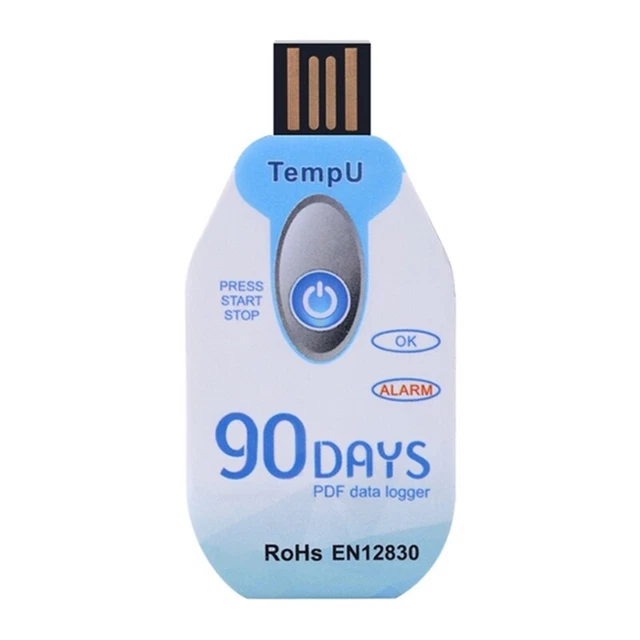 PDF Report USB Port 10000 Points USB Temperature Data Logger Disposable - B3S6