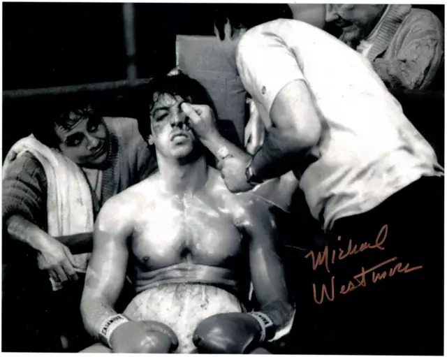 Michael Westmore Authentic Signed 8x10 Photo Autograph, Rocky, Make Up Artist