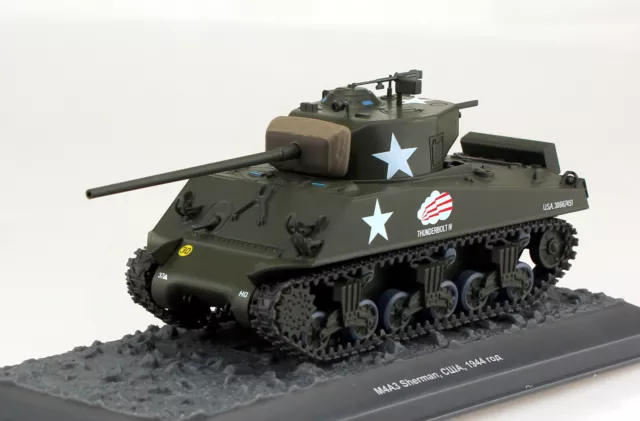 Panzer M4A3 Sherman USA 1944 1:43 Altaya