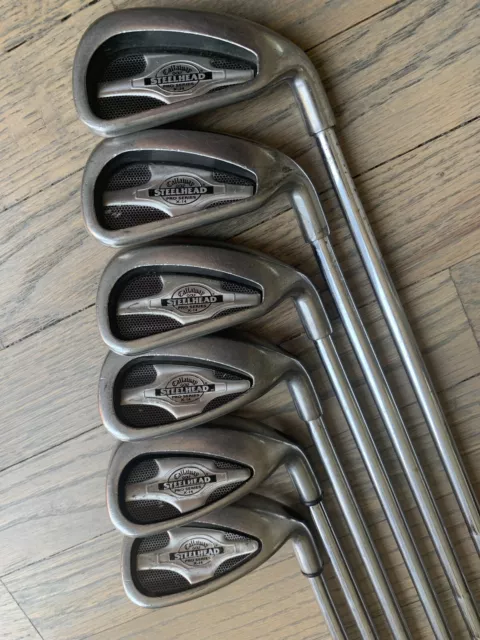 Callaway Steelhead Pro Series X-14 Iron Set 5-PW Factory Rifle Stiff Steel Shaft