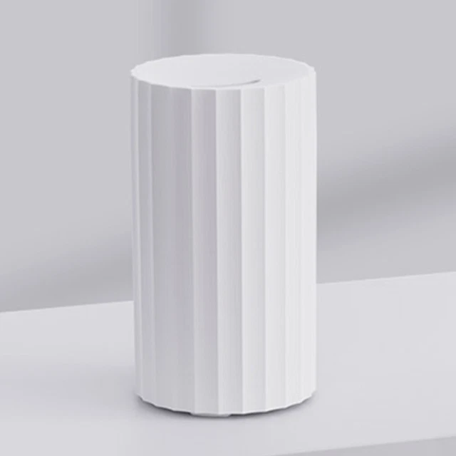 Simulation Flame Humidifier Moisturize Skin for Home Office Yoga (White)