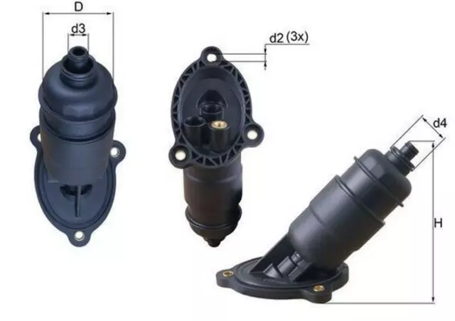 MAHLE ORIGINAL Hydraulikfilter Automatikgetriebe Getriebeölfilter HX 155