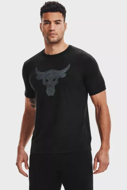 Men's Under Armour Project Rock Brahma Bull Short Sleeve T Shirt 1361733 Size M