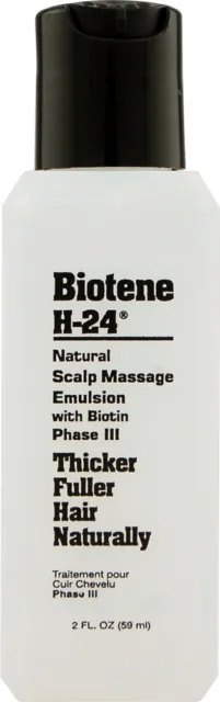 Emulsión de masaje natural del cuero cabelludo Bioteno H-24 de Mill Creek, 2 oz
