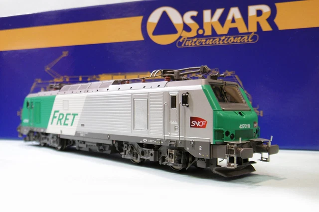 Locomotive électrique Os.Kar BB 427011M SNCF FRET Logo Carmillon - Echelle HO