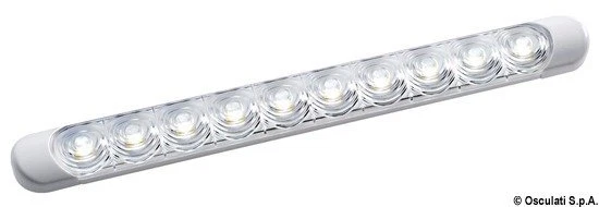 Plafonnier LED De Béquille Blanc 230x24x11 MM Marque Osculati 13.192.00