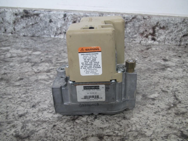 Honeywell SV9501M 5109 Water Heater Smart Gas Valve 222-40762-01B FREE SHIPPING