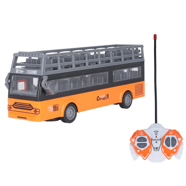 VGEBY bus jouet Bus télécommandé 4 CH Portes d'ouverture réalistes Monocouche Voyage touristique VGEBY bus jouet Bus télécommandé 4 CH Portes d'ouverture réalistes Monocouche Voyage touristique