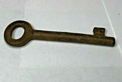 Antique French key flattened Bow 2.75 inches 2