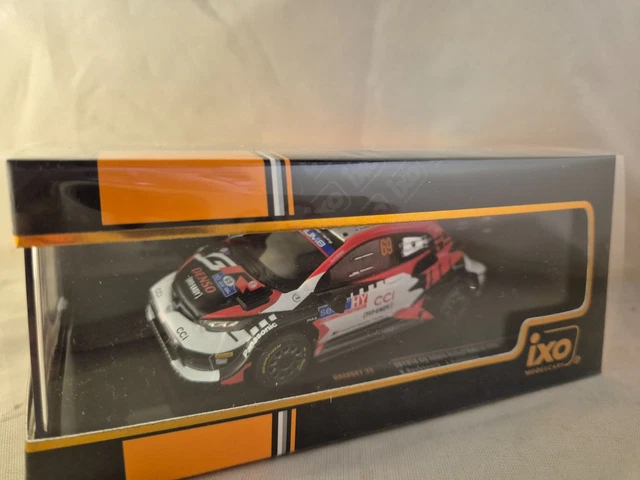 Miniature IXO 1/43 Toyota Yaris Rally 1 - 3ème Rallye Ypres 2022 - Lappi - Prévente