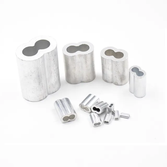 M1-M12 Aluminium Crimps Ferrules Crimping Sleeve,For Steel Wire Rope Cable